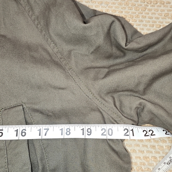 Collectionb New York Women’s Parka Jacket size L, Olive Green, Drawstring Waist - Picture 10 of 12